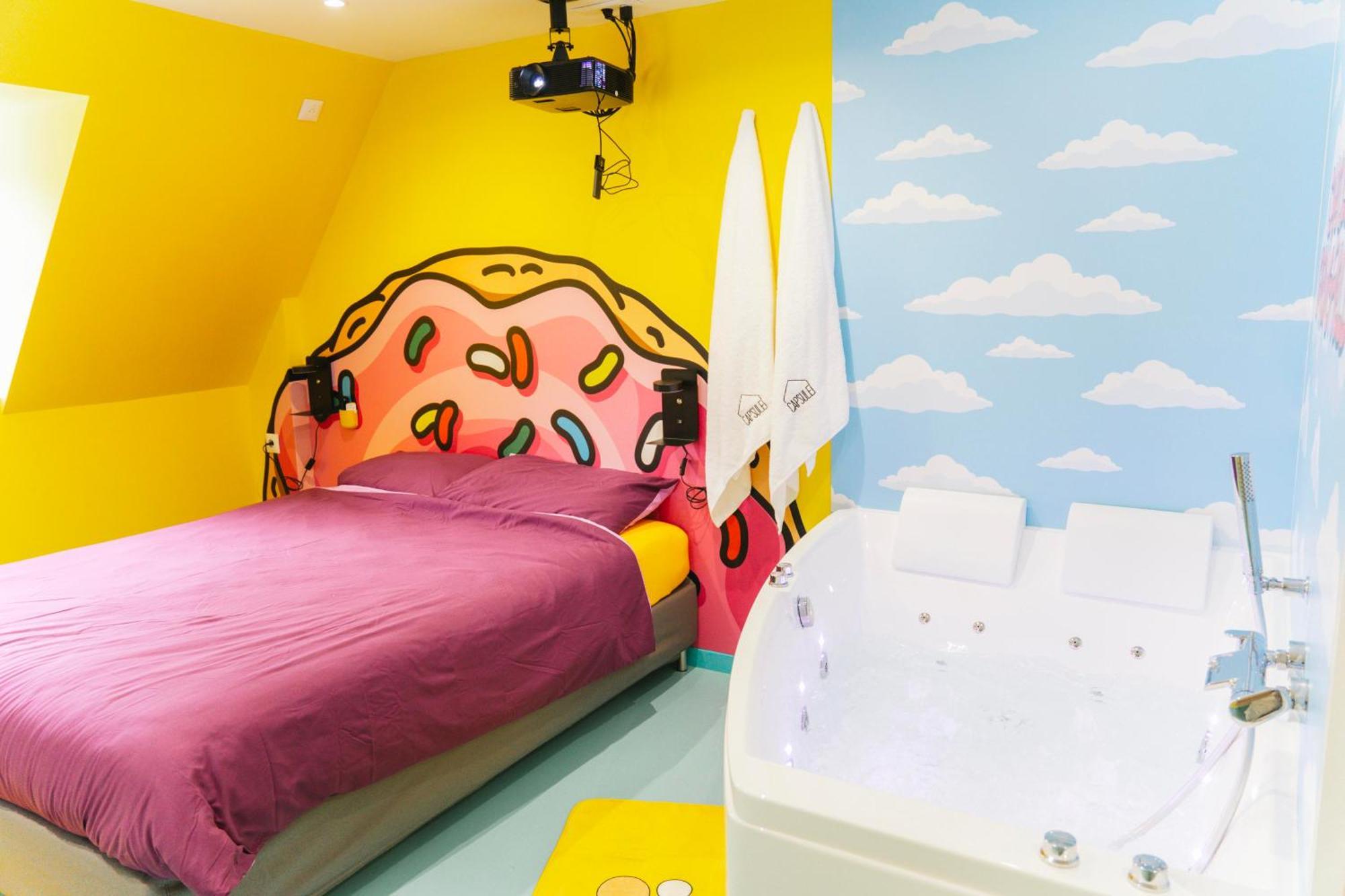 Capsule Springfield - Balneo -Sauna - Billard Douai Buitenkant foto