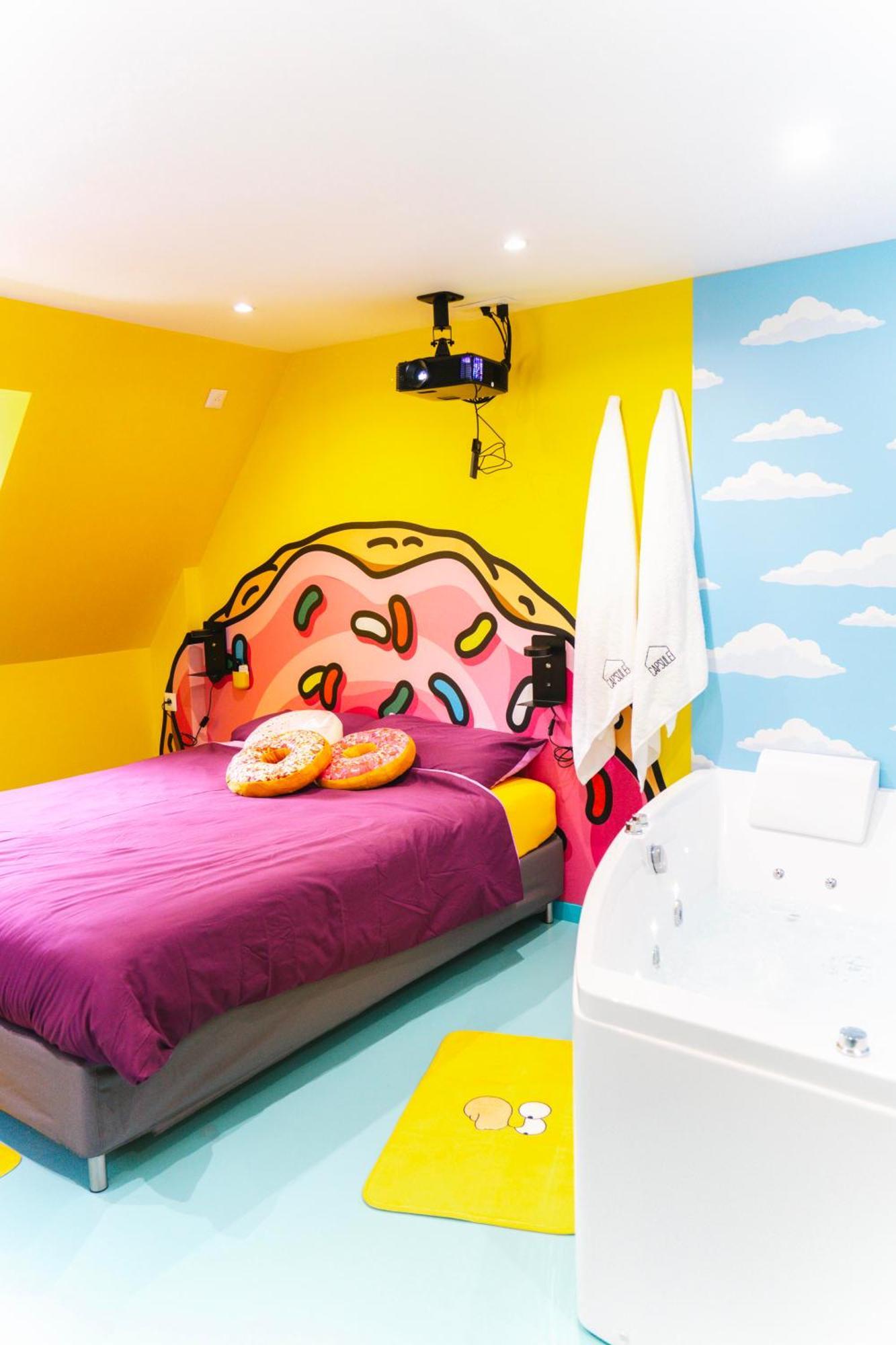 Capsule Springfield - Balneo -Sauna - Billard Douai Buitenkant foto